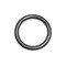 Universal Apache Rubber 1/2 in. D O-Rings 5 pk 39041750 - alternate 1
